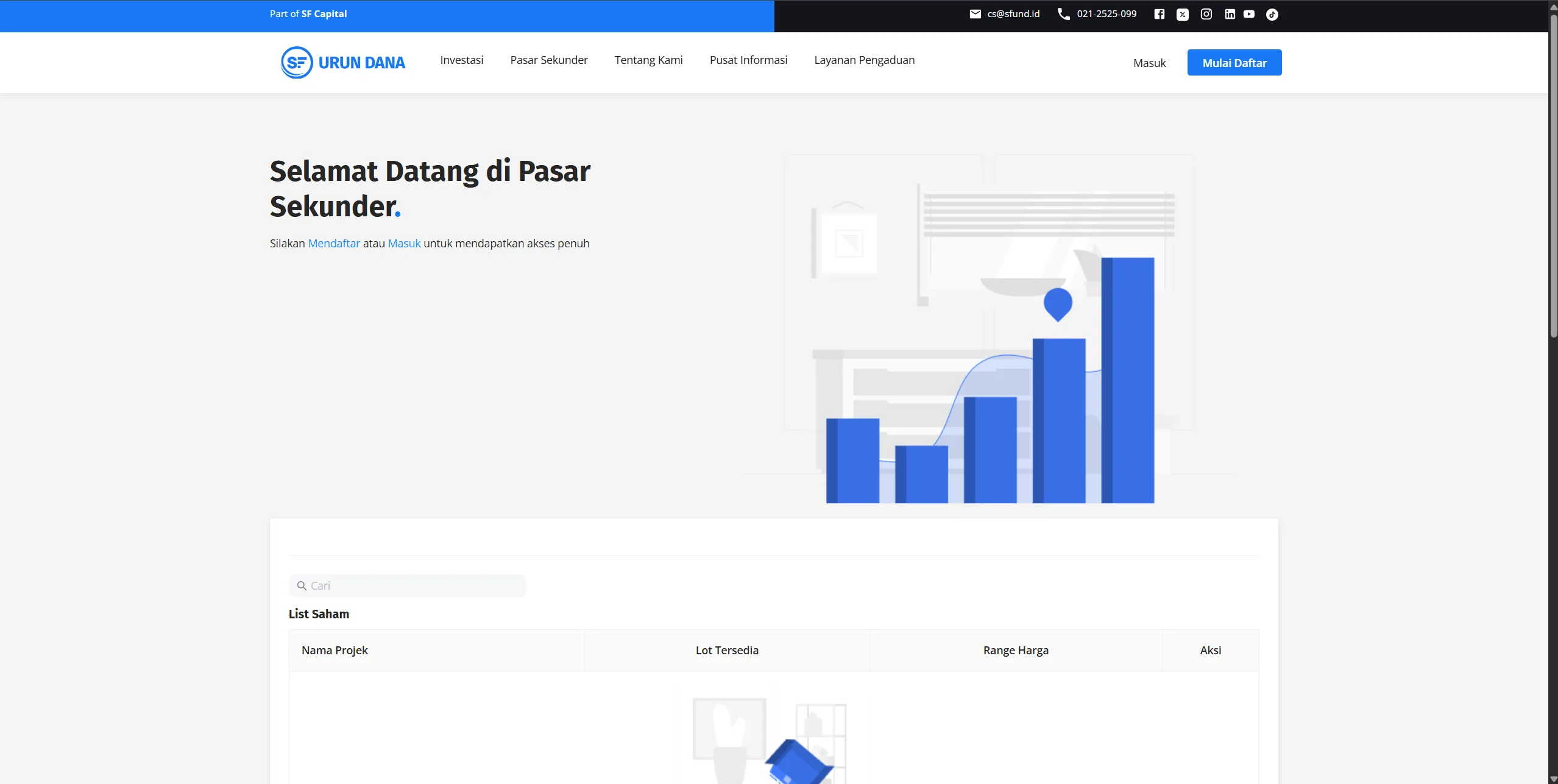 SFUND Fintech Platform screenshot