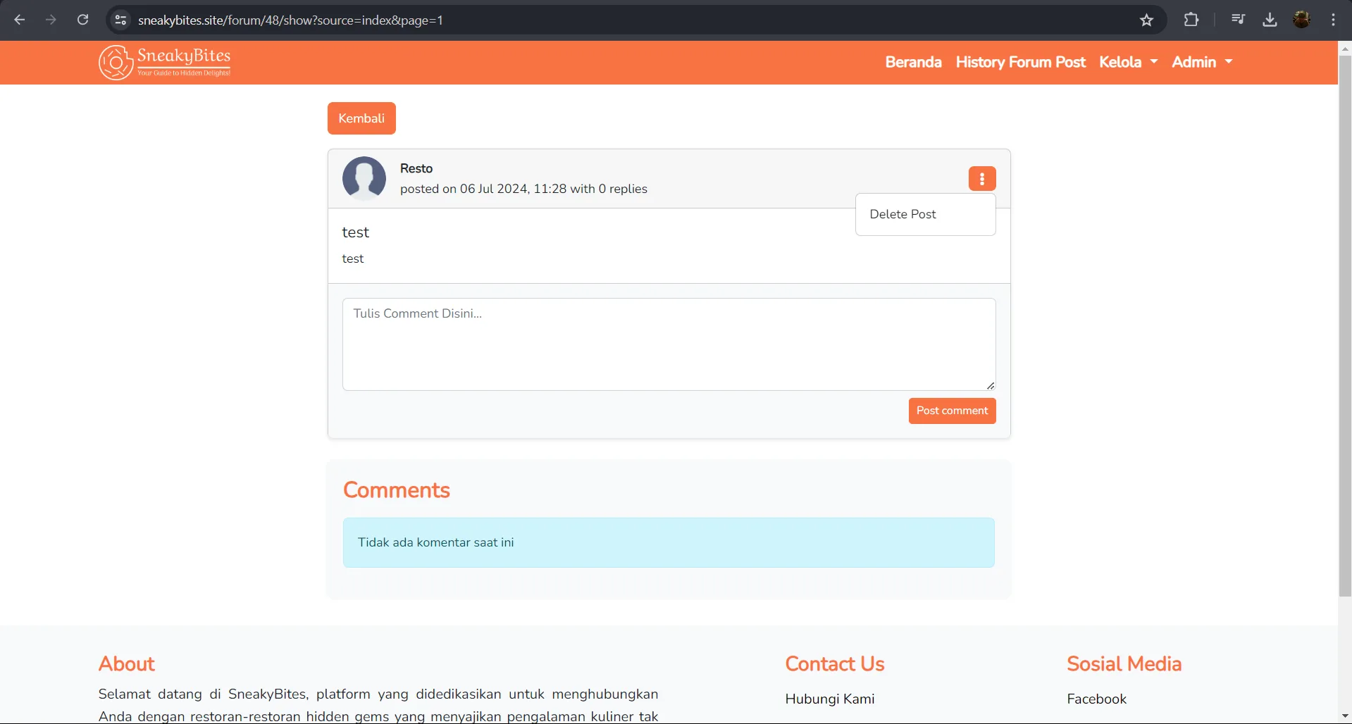SneakyBites screenshot