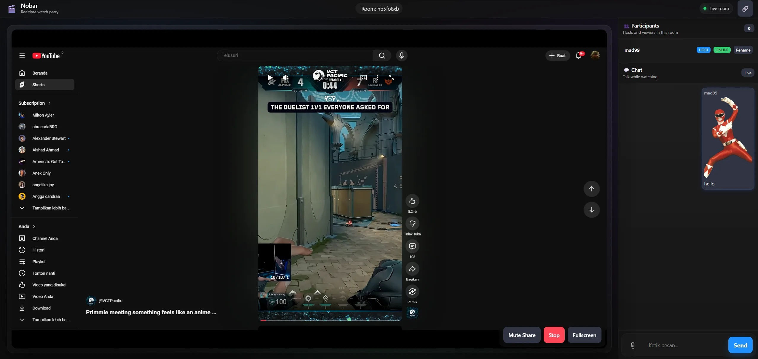 Nobar screenshot